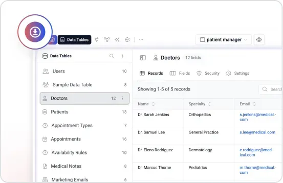 Connecting existing Tadabase data to a new Tadabase AI app