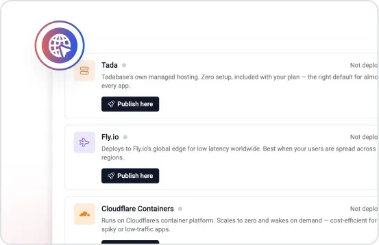 Publishing the finished app to a custom domain